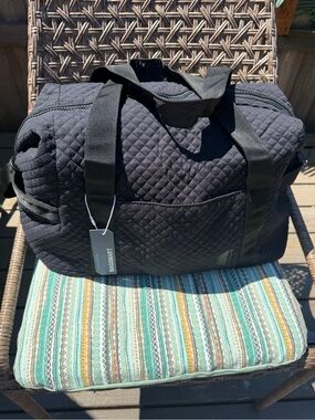 Bag smart black duffel travel bag